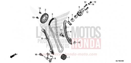 CHAINE A CAMES/TENDEUR CRF1000AH de 2017